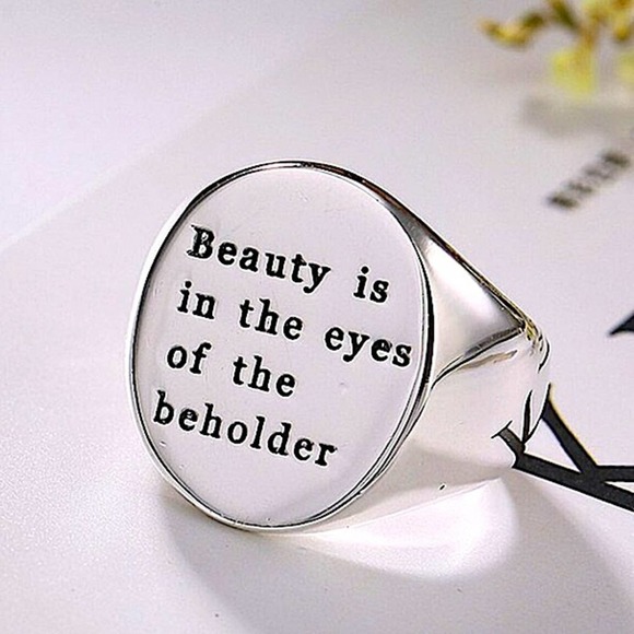 Beauty is in the Eye of the Beholder Sterling Silver Ring - Picture 1 of 8